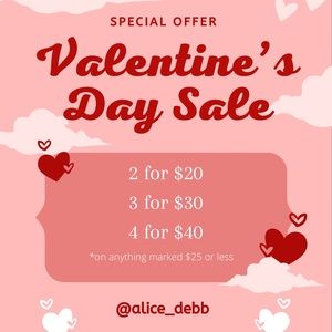 ❤️VALENTINE’S DAY SALE❤️